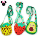 Bolsa Infantil Moda Frutas Silicone