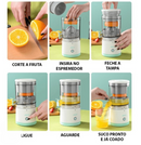 Mini Espremedor de Frutas Automático.