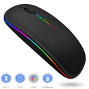 Mouse sem Fio Bluetooth Gamer com LED RGB | ME13 Recarregável.