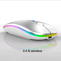 Mouse sem Fio Bluetooth Gamer com LED RGB | ME13 Recarregável.