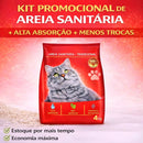 Kit Areia Premium Alta Absorção – 20kg (5 Pacotes de 4kg)