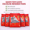 Kit Areia Premium Alta Absorção – 20kg (5 Pacotes de 4kg)