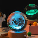 Luminária Decorativa Espacial 3D - Cosmic Glow