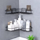 Kit com 2 Suportes De Metal Adesivo Para Parede Cozinha e Banheiro