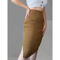 Saia Midi Canelada Tricot