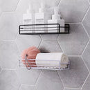 Kit com 2 Suportes De Metal Adesivo Para Parede Cozinha e Banheiro