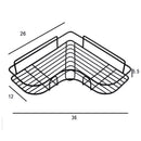 Kit com 2 Suportes De Metal Adesivo Para Parede Cozinha e Banheiro