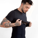 Camiseta Masculina de Compressão Ultrafina Fit Shape Pro®